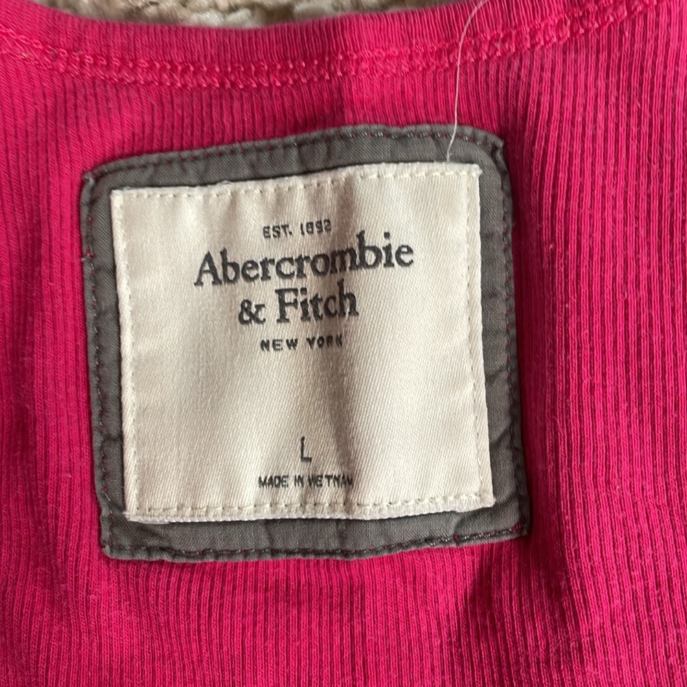 A&F- 3 LONG Style Racerback Tanks- Sz Lrg- Pink/Navy/Royal Blue-*Flawed* - Picture 14 of 16
